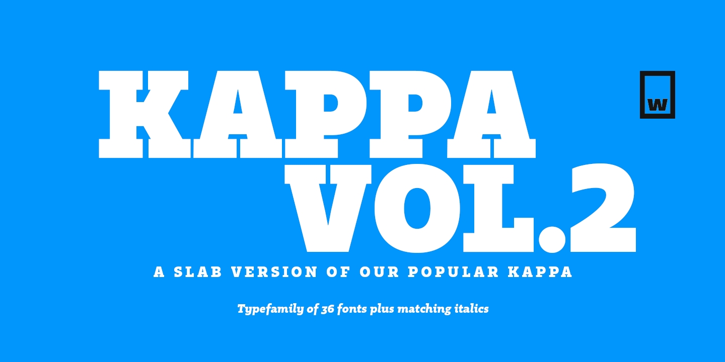 Kappa Vol.2 Text Font